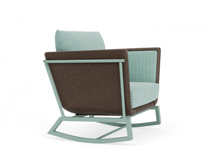 Lloyd Flanders™ Solstice Lounge Rocker - Bark, Sea Glass