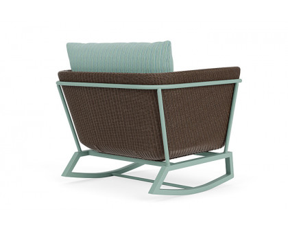 Lloyd Flanders™ Solstice Lounge Rocker - Bark, Sea Glass