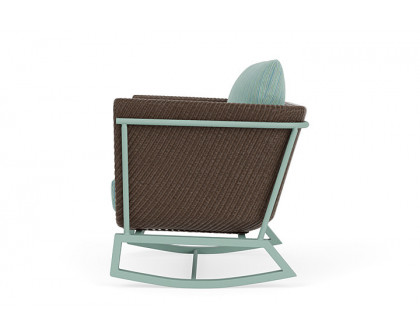 Lloyd Flanders™ Solstice Lounge Rocker - Bark, Sea Glass