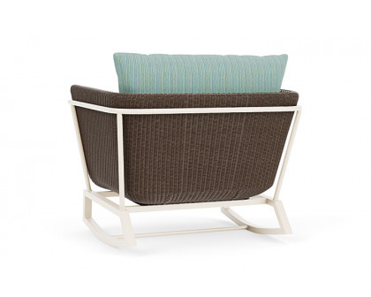 Lloyd Flanders™ Solstice Lounge Rocker - Bark, Ivory