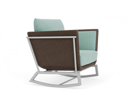 Lloyd Flanders™ Solstice Lounge Rocker - Bark, Metallic Silver