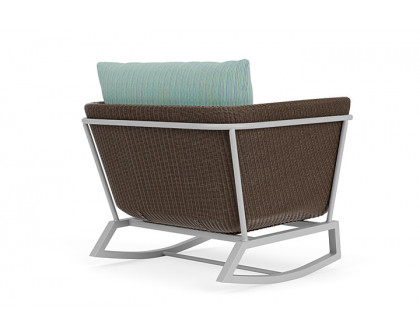 Lloyd Flanders™ Solstice Lounge Rocker - Bark, Metallic Silver