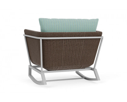 Lloyd Flanders™ Solstice Lounge Rocker - Bark, Metallic Silver