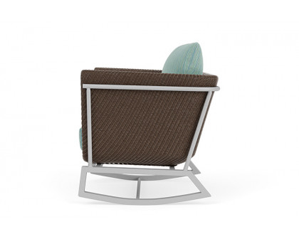 Lloyd Flanders™ Solstice Lounge Rocker - Bark, Metallic Silver