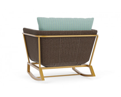 Lloyd Flanders™ Solstice Lounge Rocker - Bark, Metallic Gold