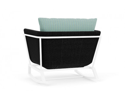 Lloyd Flanders™ Solstice Lounge Rocker - Ebony, White