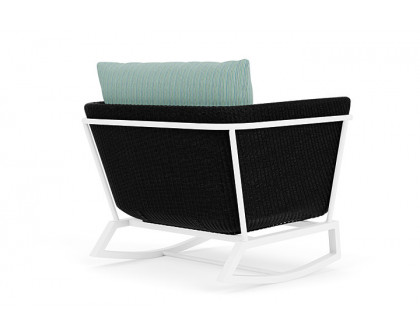 Lloyd Flanders™ Solstice Lounge Rocker - Ebony, Matte White