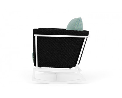 Lloyd Flanders™ Solstice Lounge Rocker - Ebony, Matte White