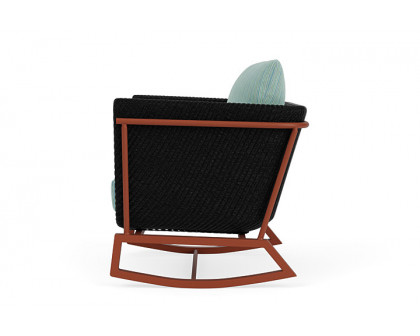 Lloyd Flanders™ Solstice Lounge Rocker - Ebony, Terracotta