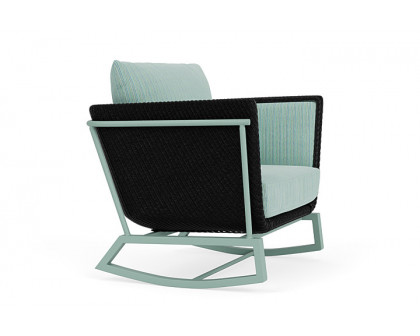 Lloyd Flanders™ Solstice Lounge Rocker - Ebony, Sea Glass