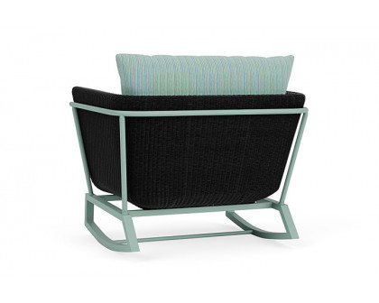 Lloyd Flanders™ Solstice Lounge Rocker - Ebony, Sea Glass