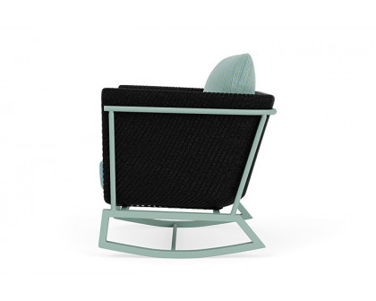 Lloyd Flanders™ Solstice Lounge Rocker - Ebony, Sea Glass