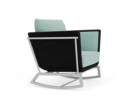 Lloyd Flanders™ Solstice Lounge Rocker - Ebony, Metallic Silver