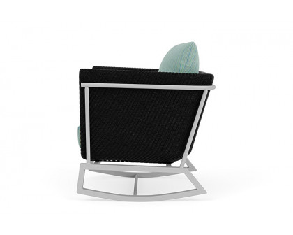 Lloyd Flanders™ Solstice Lounge Rocker - Ebony, Metallic Silver