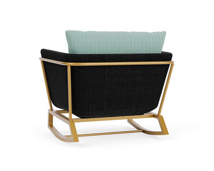 Lloyd Flanders™ Solstice Lounge Rocker - Ebony, Metallic Gold