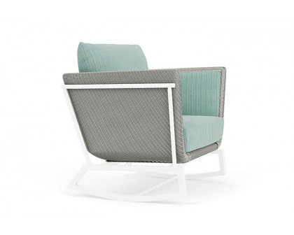 Lloyd Flanders™ Solstice Lounge Rocker - Platinum, White