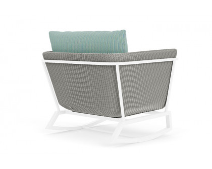 Lloyd Flanders™ Solstice Lounge Rocker - Platinum, White