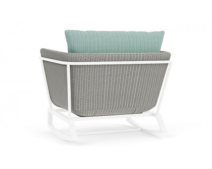 Lloyd Flanders™ Solstice Lounge Rocker - Platinum, White