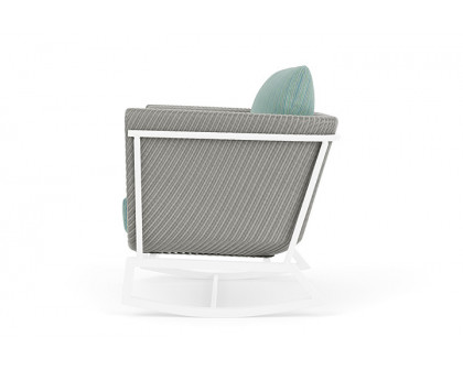 Lloyd Flanders™ Solstice Lounge Rocker - Platinum, White