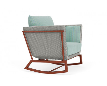 Lloyd Flanders™ Solstice Lounge Rocker - Platinum, Terracotta