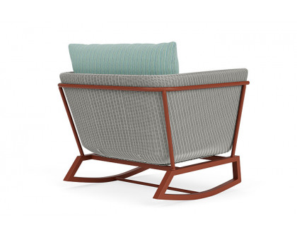 Lloyd Flanders™ Solstice Lounge Rocker - Platinum, Terracotta