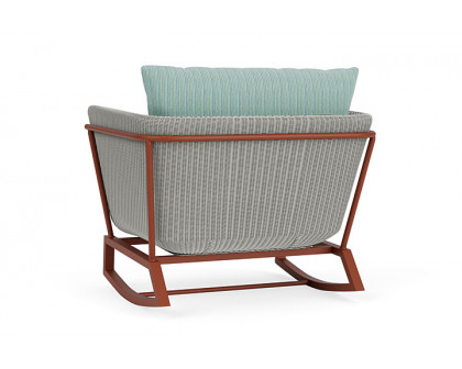 Lloyd Flanders™ Solstice Lounge Rocker - Platinum, Terracotta