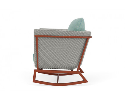 Lloyd Flanders™ Solstice Lounge Rocker - Platinum, Terracotta