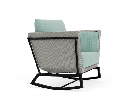 Lloyd Flanders™ Solstice Lounge Rocker - Platinum, Ebony