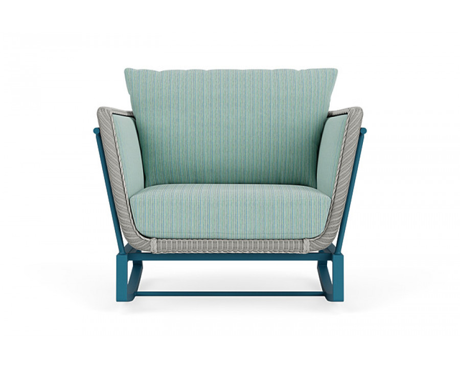 Lloyd Flanders™ Solstice Lounge Rocker - Platinum, Peacock