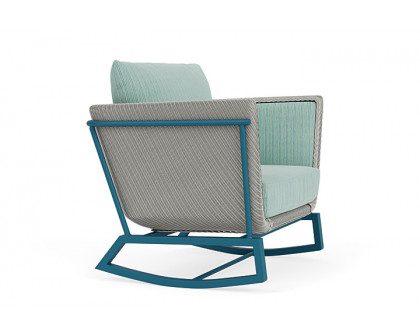 Lloyd Flanders™ Solstice Lounge Rocker - Platinum, Peacock