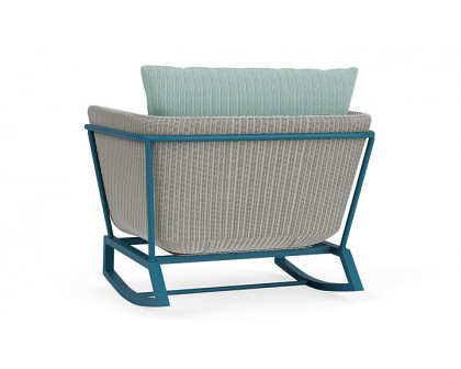 Lloyd Flanders™ Solstice Lounge Rocker - Platinum, Peacock