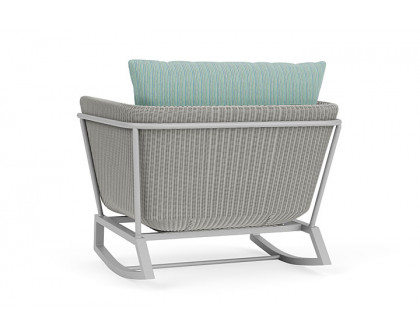 Lloyd Flanders™ Solstice Lounge Rocker - Platinum, Metallic Silver