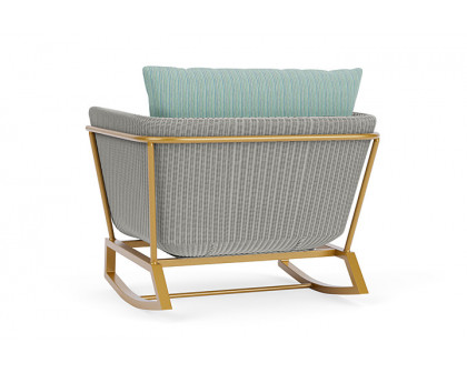 Lloyd Flanders™ Solstice Lounge Rocker - Platinum, Metallic Gold