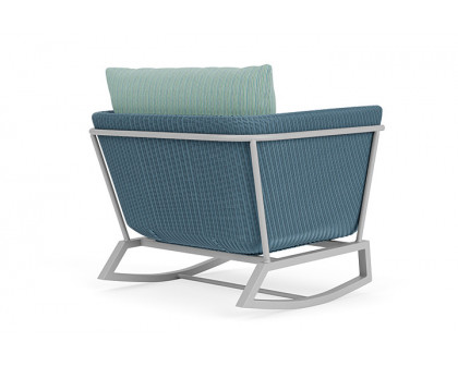 Lloyd Flanders™ Solstice Lounge Rocker - Stillwater, Metallic Silver