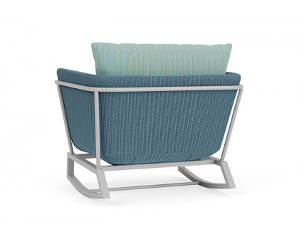 Lloyd Flanders™ Solstice Lounge Rocker - Stillwater, Metallic Silver