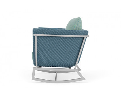 Lloyd Flanders™ Solstice Lounge Rocker - Stillwater, Metallic Silver