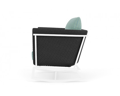 Lloyd Flanders™ Solstice Lounge Rocker - Charcoal, White