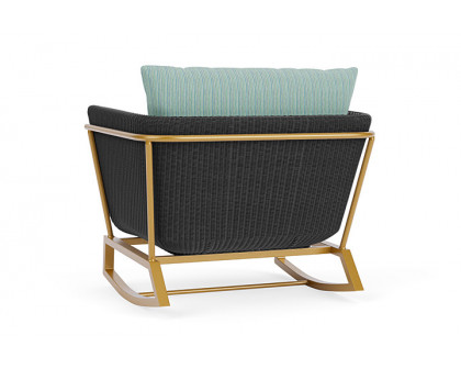 Lloyd Flanders™ Solstice Lounge Rocker - Charcoal, Metallic Gold