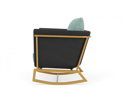 Lloyd Flanders™ Solstice Lounge Rocker - Charcoal, Metallic Gold