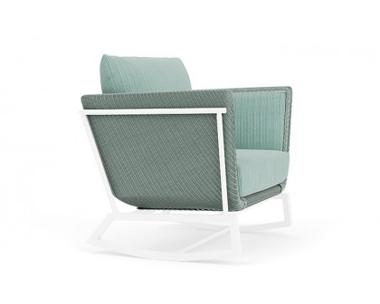 Lloyd Flanders™ Solstice Lounge Rocker - Sea Glass, White