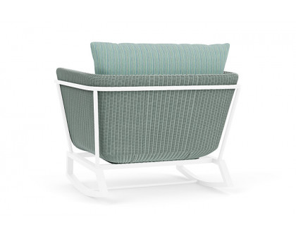 Lloyd Flanders™ Solstice Lounge Rocker - Sea Glass, White