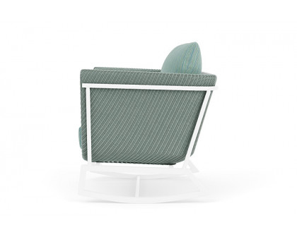 Lloyd Flanders™ Solstice Lounge Rocker - Sea Glass, White