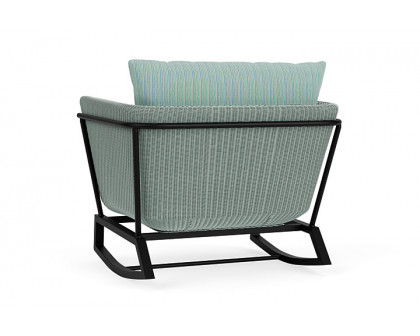 Lloyd Flanders™ Solstice Lounge Rocker - Sea Glass, Ebony