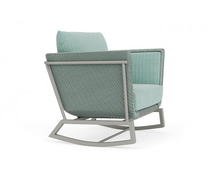 Lloyd Flanders™ Solstice Lounge Rocker - Sea Glass, Platinum