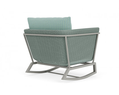 Lloyd Flanders™ Solstice Lounge Rocker - Sea Glass, Platinum