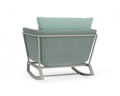 Lloyd Flanders™ Solstice Lounge Rocker - Sea Glass, Platinum