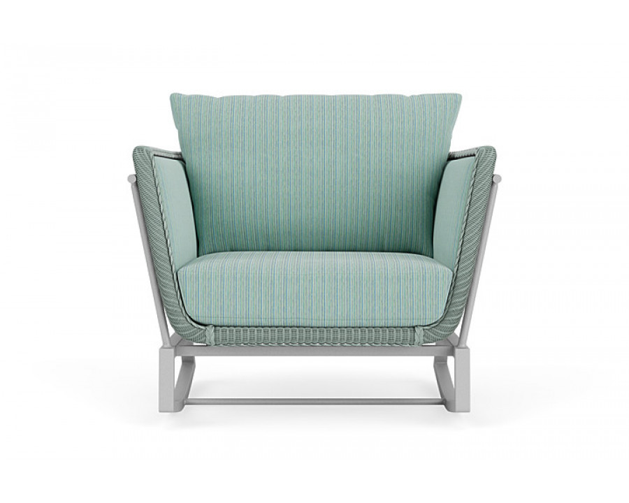 Lloyd Flanders™ Solstice Lounge Rocker - Sea Glass, Metallic Silver