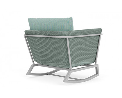 Lloyd Flanders™ Solstice Lounge Rocker - Sea Glass, Metallic Silver