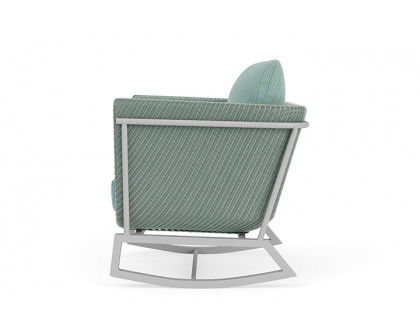 Lloyd Flanders™ Solstice Lounge Rocker - Sea Glass, Metallic Silver