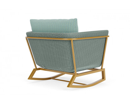 Lloyd Flanders™ Solstice Lounge Rocker - Sea Glass, Metallic Gold